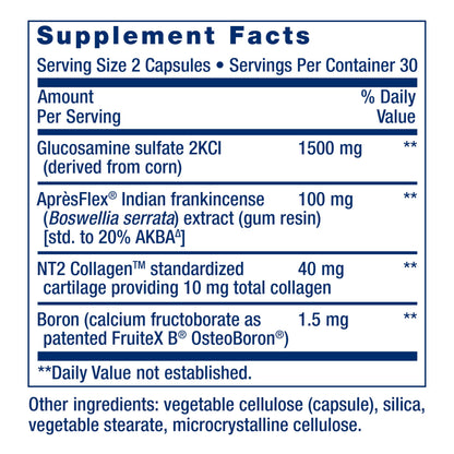 Life Extension ArthroMax Advanced NT2 Collagen & AprèsFlex – Joint Health, Mobility, Gluten-Free, Non-GMO | 60 Capsules