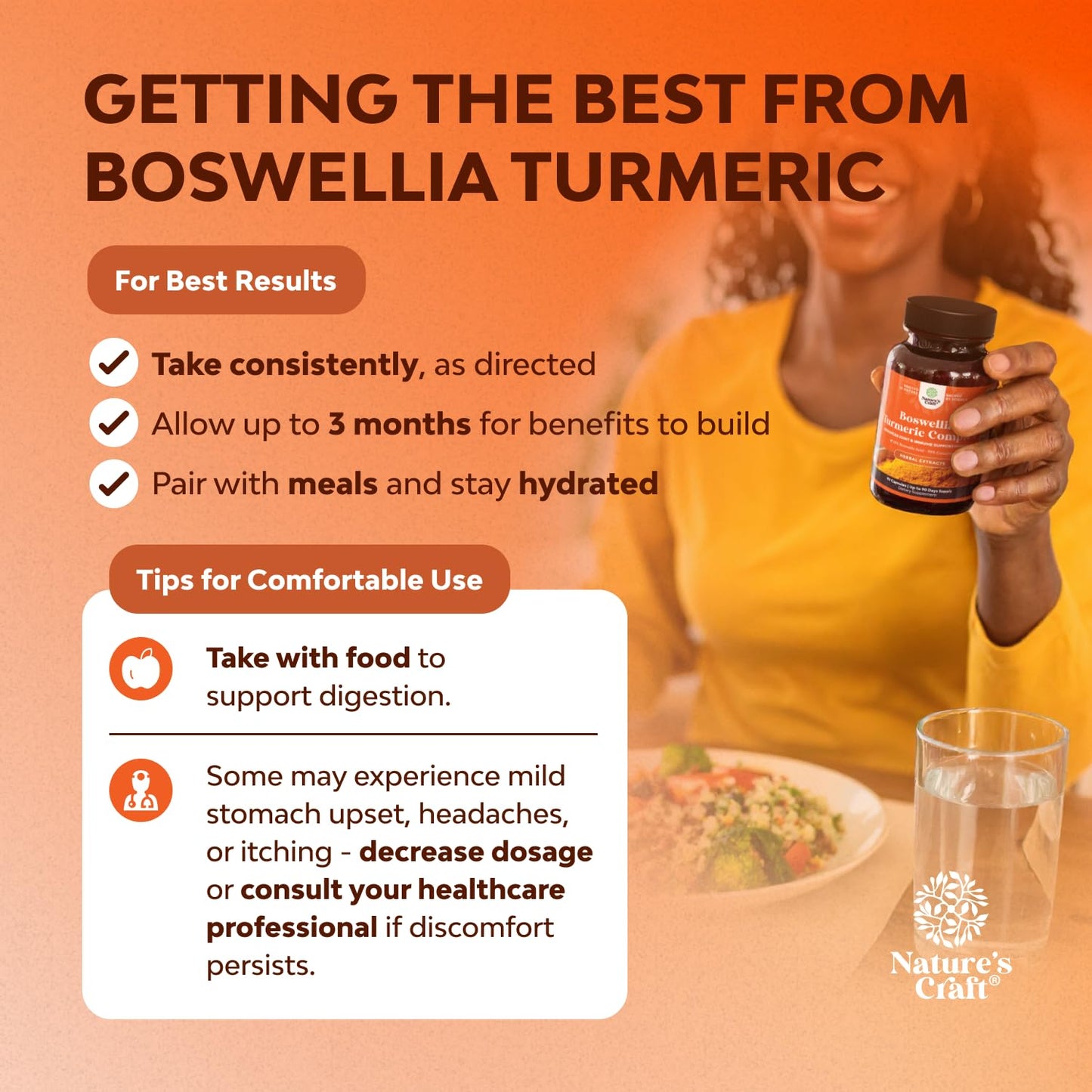 Boswellia Turmeric Capsules 500 mg – Joint & Immune Support | 90 Count