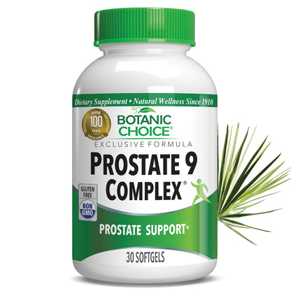 Botanic Choice Prostate 9 Complex - Prostate Health Supplement (30 Softgels)