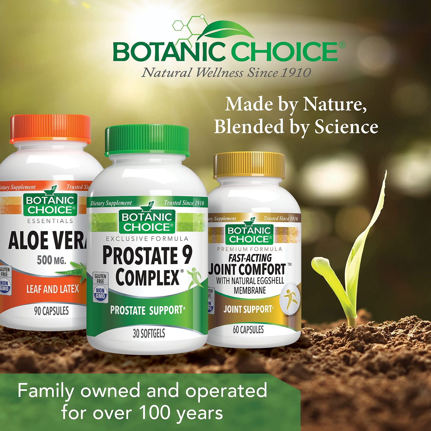 Botanic Choice Prostate 9 Complex - Prostate Health Supplement (30 Softgels)