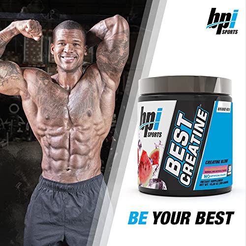 BPI Sports Best Creatine – Watermelon Cooler, Creatine Monohydrate Powder (50 Servings, 10.58 oz)