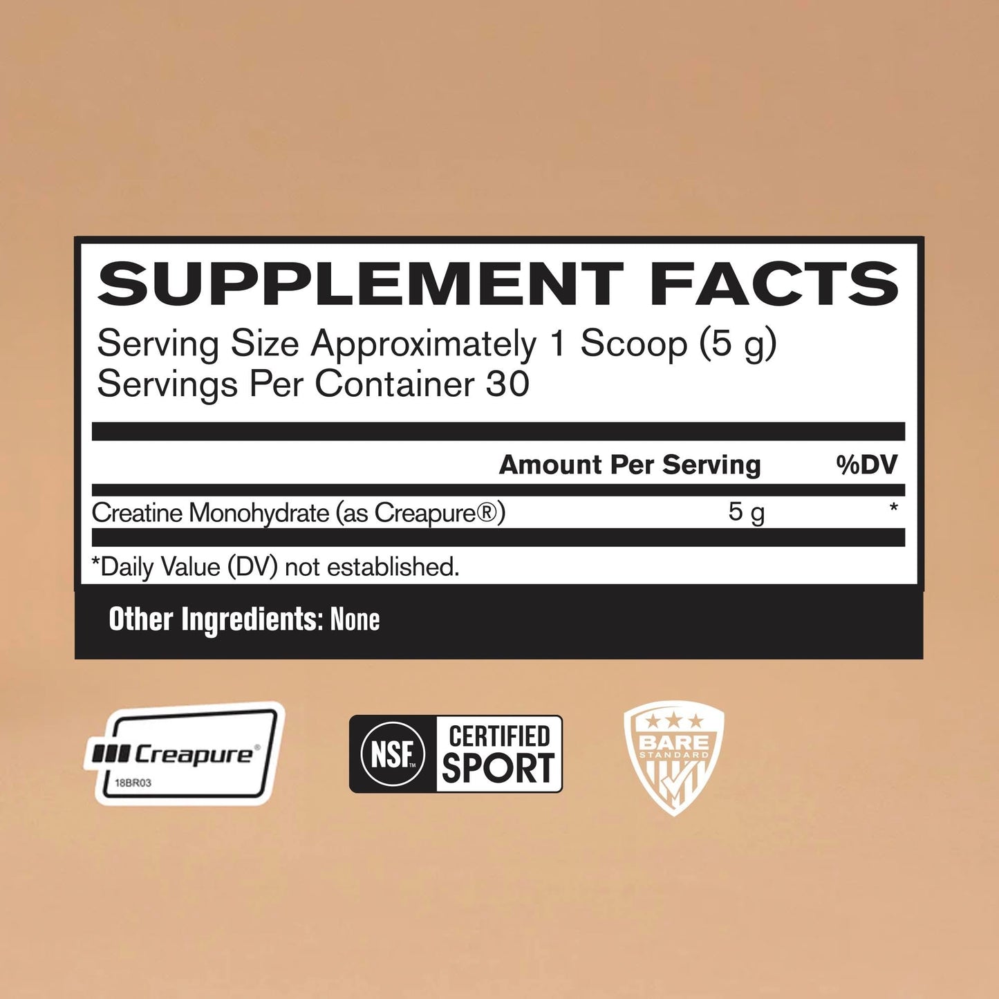 BPN Pure Creatine Monohydrate Powder with Creapure — 5g per Serving, 30 Servings, Unflavored
