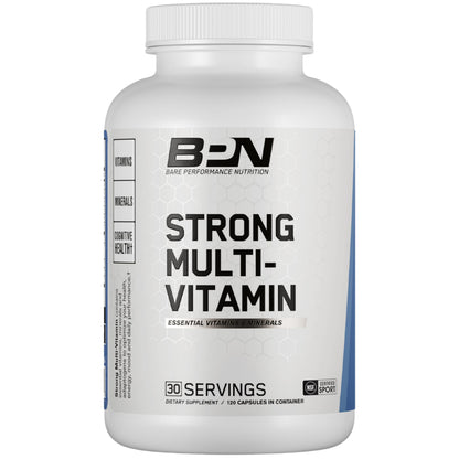 BARE PERFORMANCE NUTRITION BPN Strong Multi-Vitamin – Foundational Health, Mood & Sleep