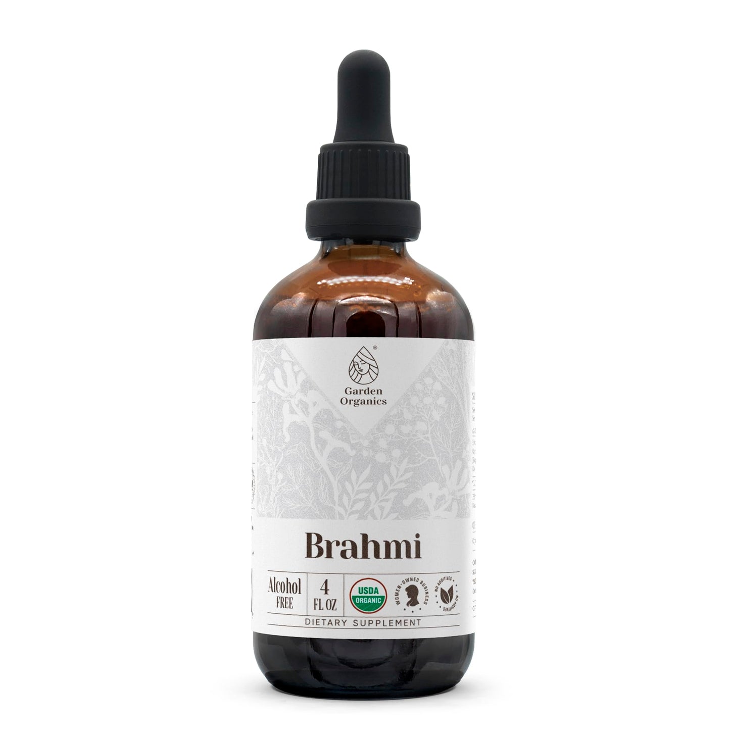 Brahmi USDA Organic Alcohol-Free Extract | Bacopa Monnieri Tincture 4 oz