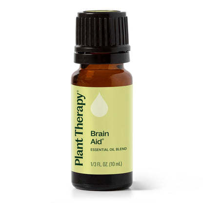Brain Aid Essential Oil Blend for Focus & Attention – Plant Therapy 10 mL