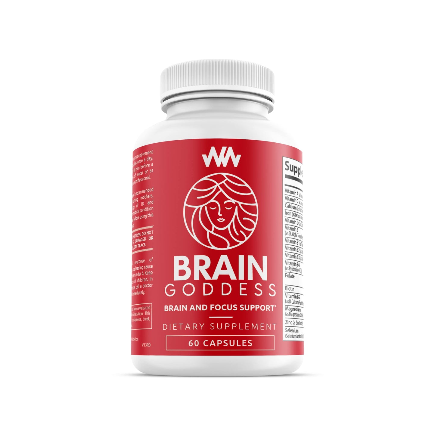 Warped Wellness Brain Goddess – Female Brain & Memory Support Supplement