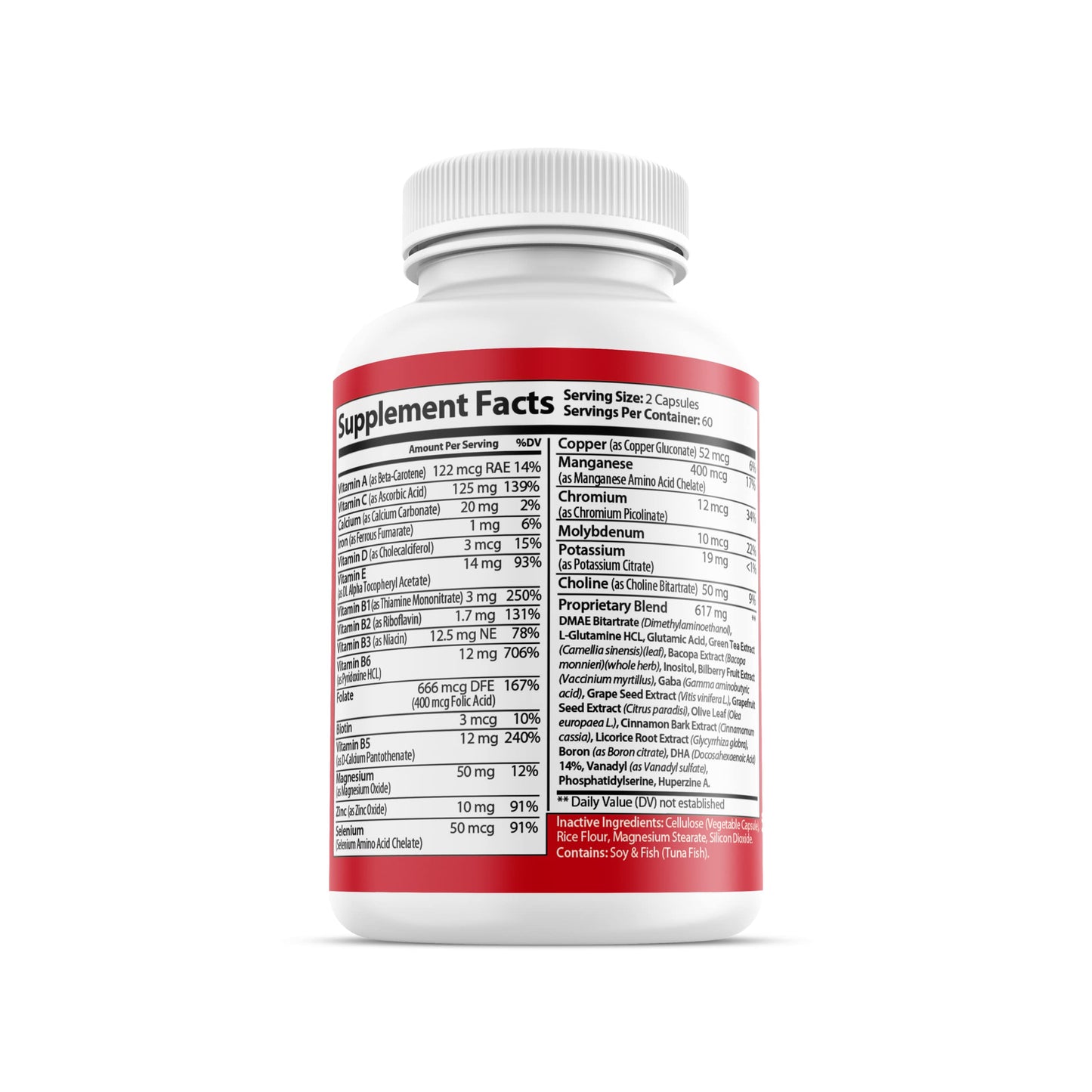 Warped Wellness Brain Goddess – Female Brain & Memory Support Supplement