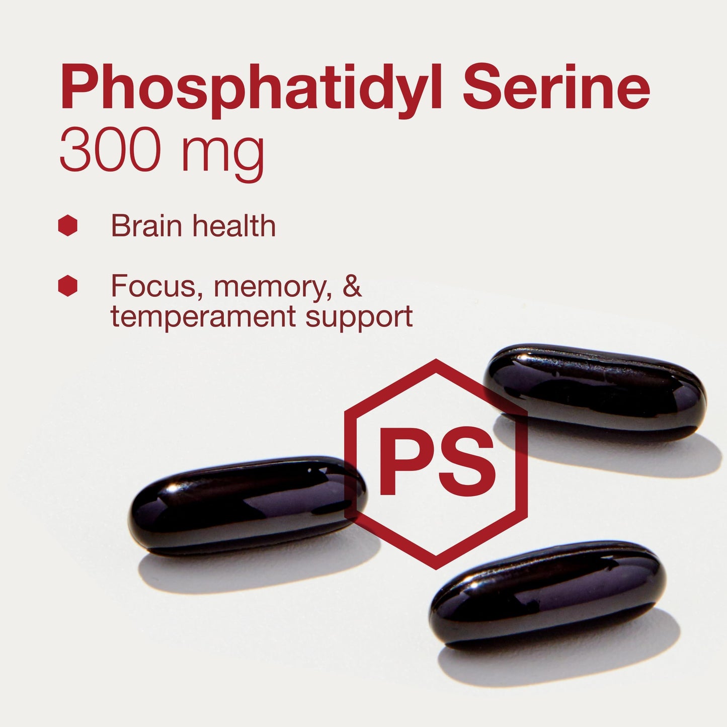 Protocol Phosphatidylserine 300mg – Brain Function & Memory Support | 50 Softgels