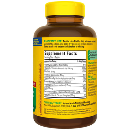 Nature Made Super B Complex with Vitamin C & Folic Acid – 360 Tablets