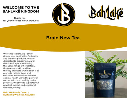 Brain New Tea | Mental Clarity, Focus & Memory Nootropic Tea