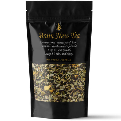 Brain New Tea | Mental Clarity, Focus & Memory Nootropic Tea