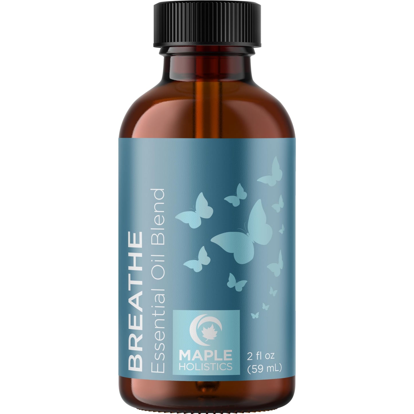 Breathe Essential Oil for Diffuser - Invigorating Eucalyptus & Peppermint (2 oz)