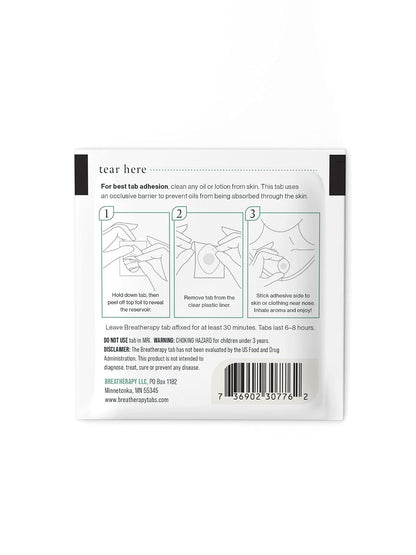 Breatherapy Aromatherapy Eucalyptus Patches – 8-Pack for Congestion Relief, Focus & Alertness