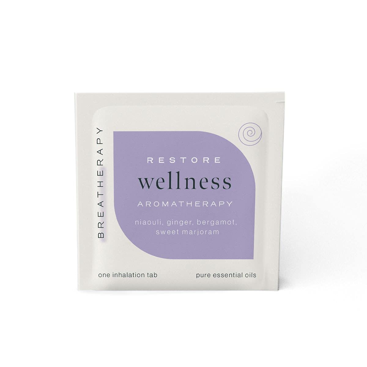 Breatherapy Aromatherapy Wellness Patches - Niaouli & Ginger Essential Oils for Immune Wellness - 8-Pack