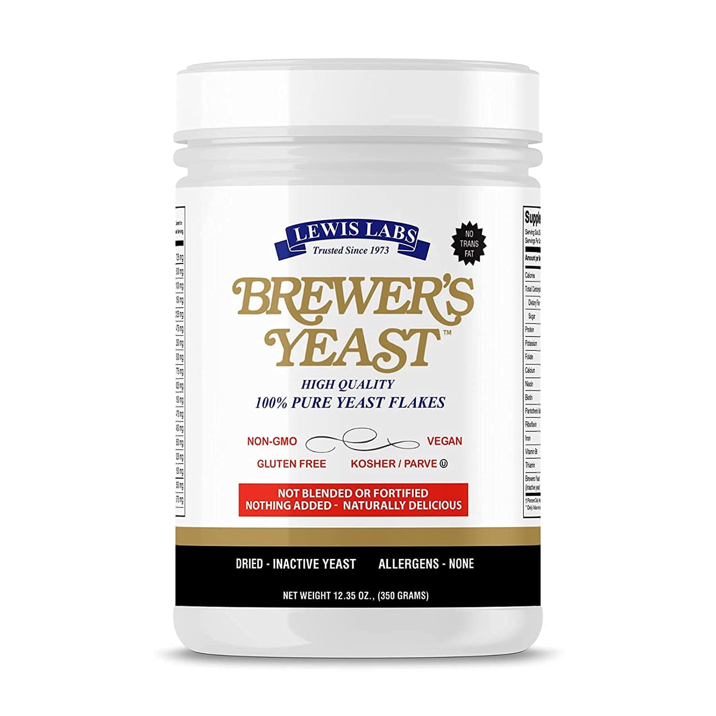 Brewer's Yeast Flakes for Lactation – Unsweetened, Gluten Free, Kosher | 1 Pack