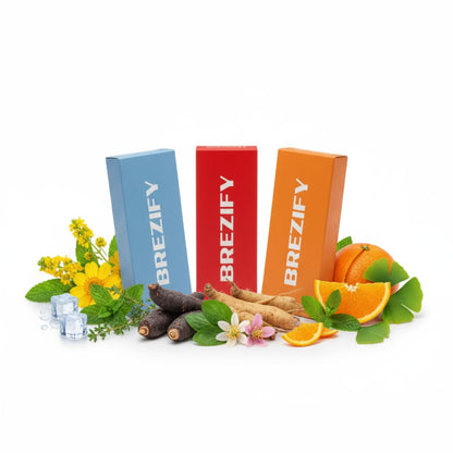 Brezify Zen Harmony Set 3-Pack – Cherry Raspberry, Menthol & Spearmint