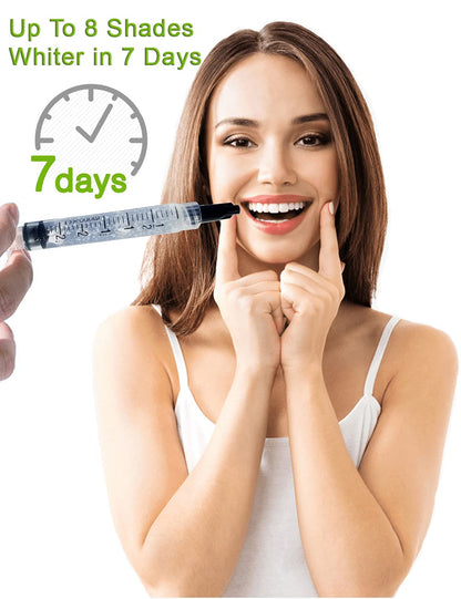 Bright White Smile 35% Teeth Whitening Gel Refills – 10 x 3ml (No Trays Included)