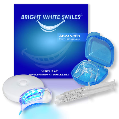 Bright White Smiles Teeth Whitening Kit with LED Light – Home Use