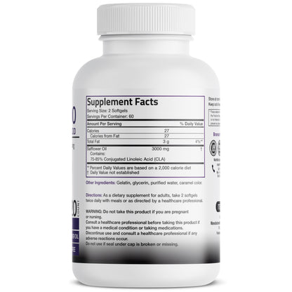 Bronson CLA 3000 Extra High Potency – 2250 mg per Serving, 120 Softgels