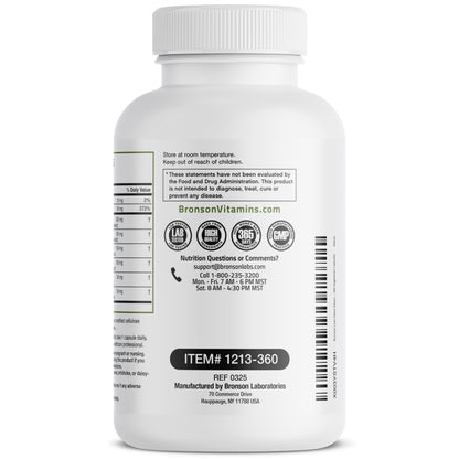Bronson Liver Detox Advanced Detox & Cleansing Formula | Milk Thistle, Dandelion Root, Turmeric, Artichoke Leaf, 360 Vegetarian Capsules