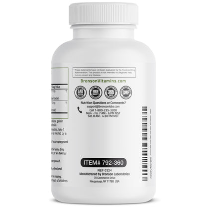 Bronson Milk Thistle Silymarin Marianum & Dandelion Root – Liver Health, Antioxidant Support, Detox | 360 Capsules