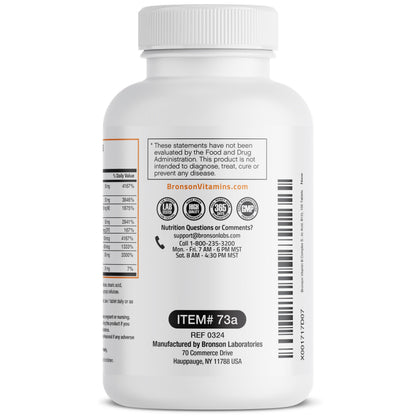 Bronson Super B Complex – Sustained Release B Vitamins (100 Tablets)