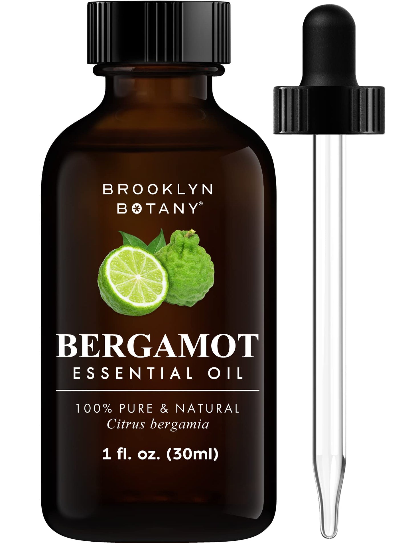 Brooklyn Botany Bergamot Essential Oil - 100% Pure & Premium Grade - 1 Fl Oz