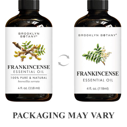 Brooklyn Botany Frankincense Essential Oil – 4 oz, 100% Pure & Natural, Premium Grade