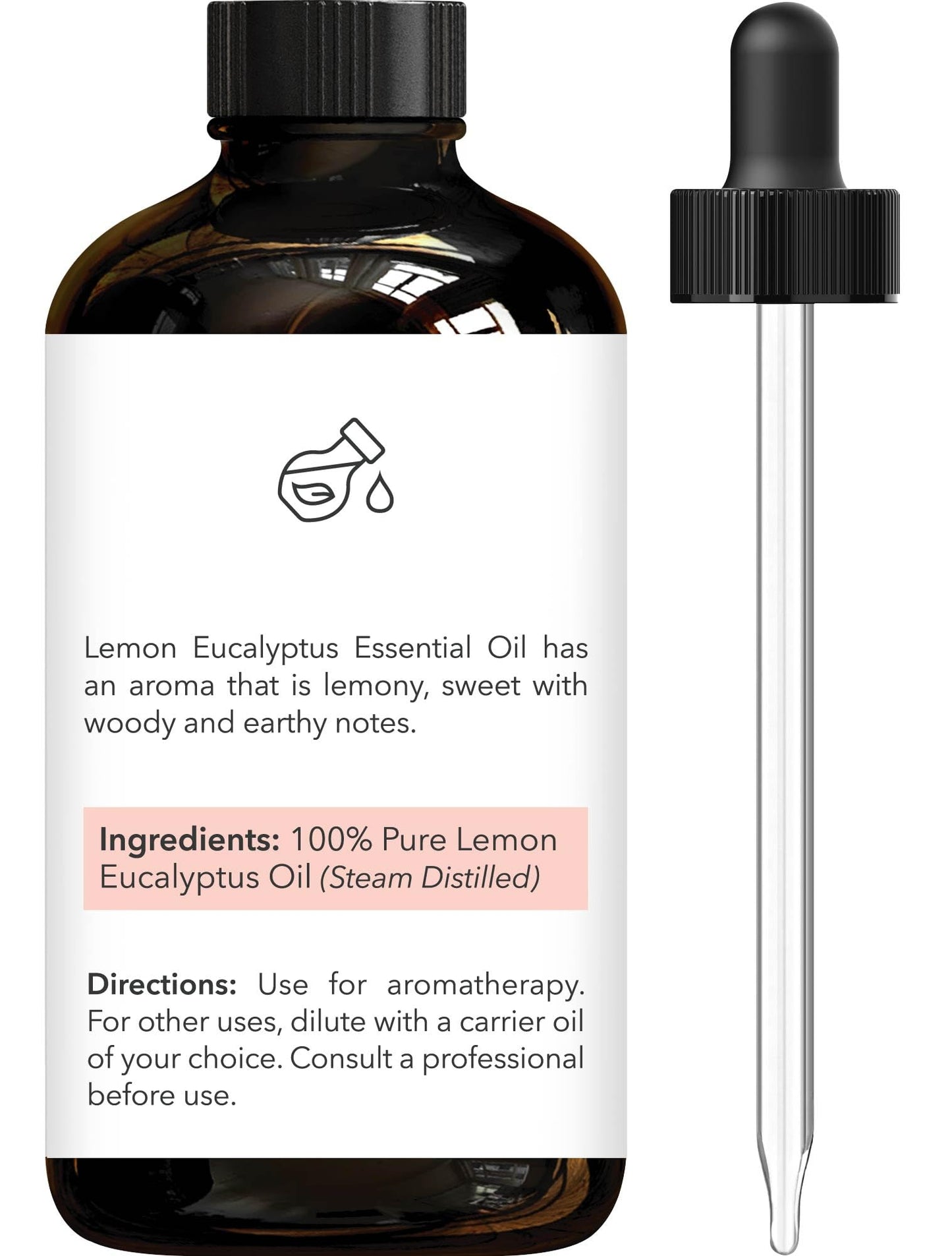 Brooklyn Botany Lemon Eucalyptus Essential Oil - 4 Fl Oz | Pure & Natural, Premium Grade