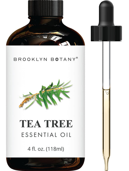 Brooklyn Botany Tea Tree Essential Oil - 4 fl oz - 100% Pure & Natural Premium Grade with Dropper