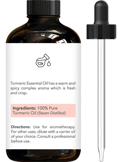 Brooklyn Botany Turmeric Essential Oil 4 oz, Pure & Natural