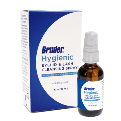 Bruder Hygienic Eyelid Solution Spray – Hypochlorous in Saline for Daily Eye Hygiene (30mL)