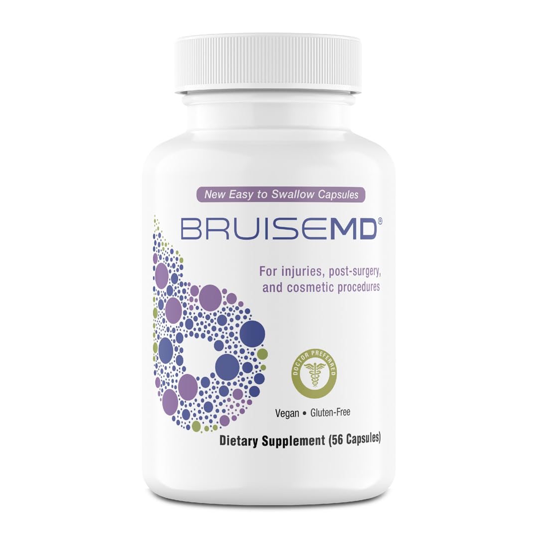BruiseMD Arnica 1000mg & Bromelain 500mg — 14-Day Bruising and Swelling Support