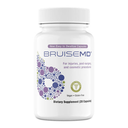 BruiseMD Arnica 1000mg & Bromelain 500mg – 7-Day Bruise & Swelling Capsules