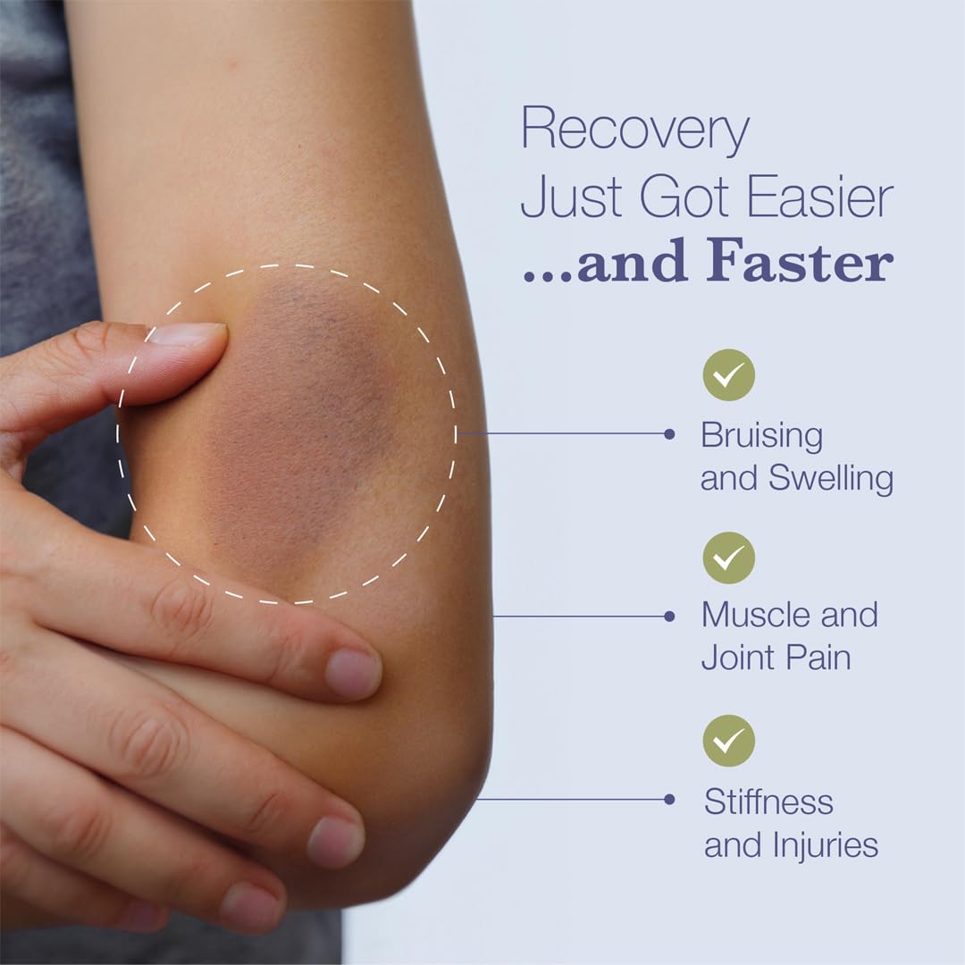 BruiseMD Arnica 1000mg & Bromelain 500mg – 7-Day Bruise & Swelling Capsules