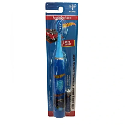 Brush Buddies Hot Wheels Sonic Powered Kids Toothbrush – Blue