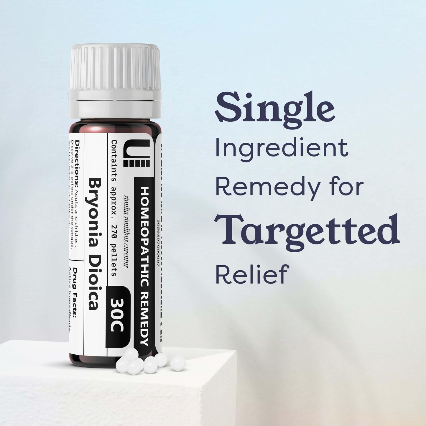 Bryonia Dioica 30C Homeopathic Remedy – 270 Pellets, Lactose-Free