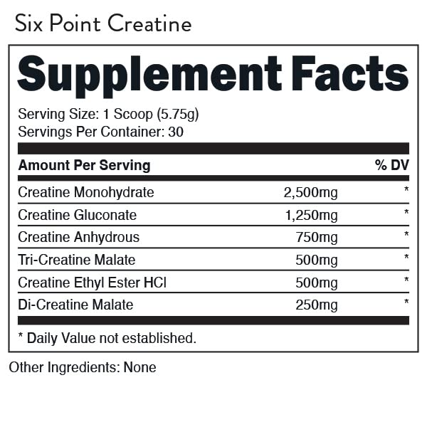 Bucked Up Six Point Creatine™ – Six Types of Creatine for Men & Women