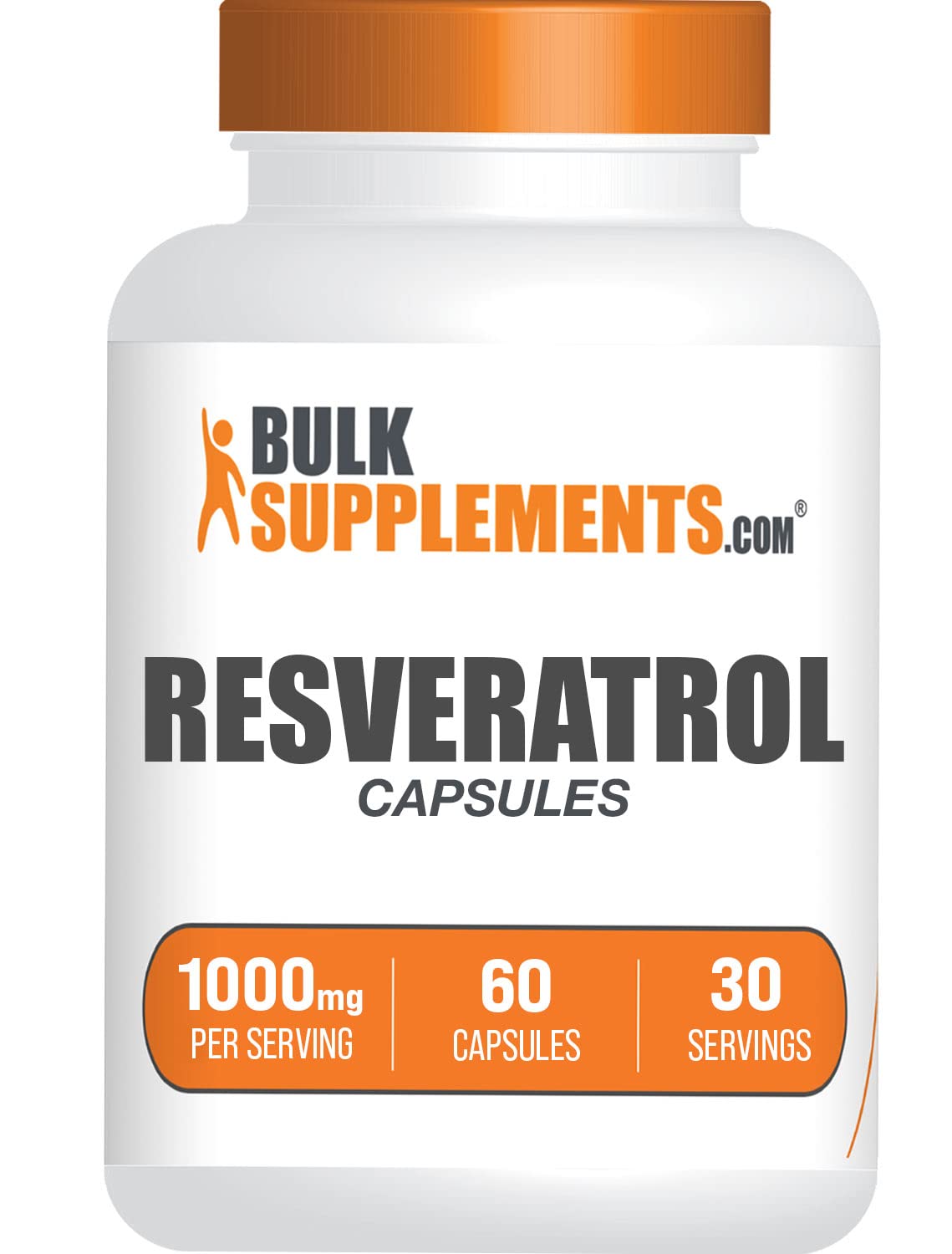 Resveratrol 1000mg Capsules | BulkSupplements.com | Antioxidants (60 & 180 Count)