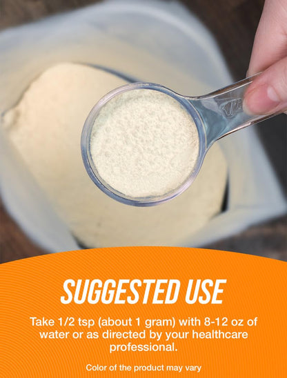 BulkSupplements Chitosan Powder – Gluten Free Fiber Supplement, 1g/Serving, 500g