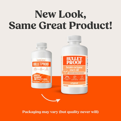 Bulletproof Brain Octane C8 MCT Oil Travel Size – 3 oz | Keto Energy