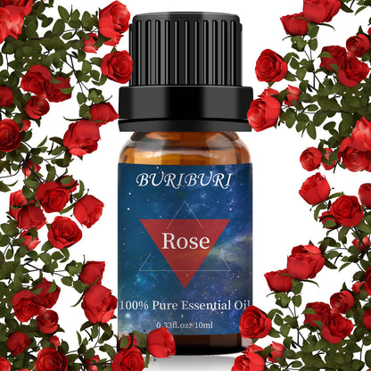 BURIBURI Rose Essential Oil 10ml – 100% Pure, Undiluted & Natural Aromatherapy