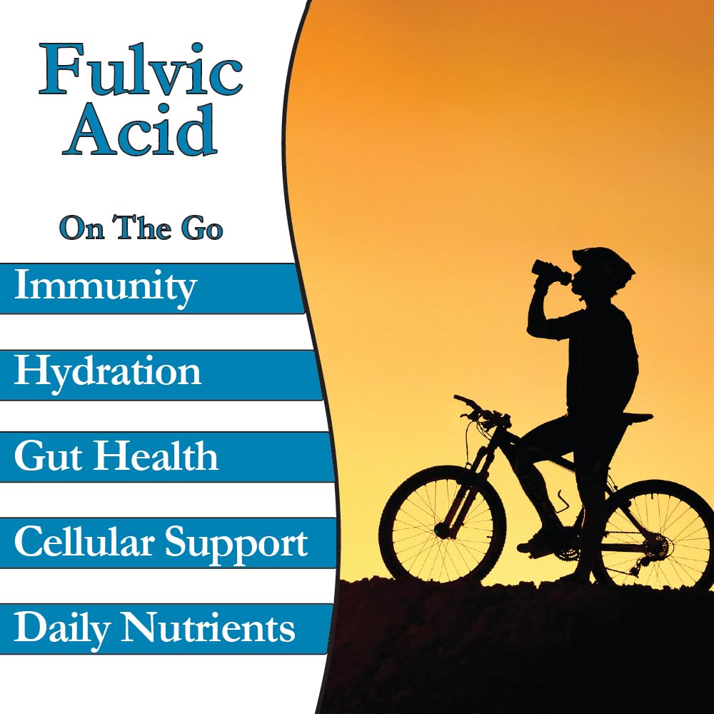 Buried Treasure Fulvic Mineral Drops – 295mg Trace Minerals, Ionic Fulvic Acid (2 fl oz, Pack of 2)