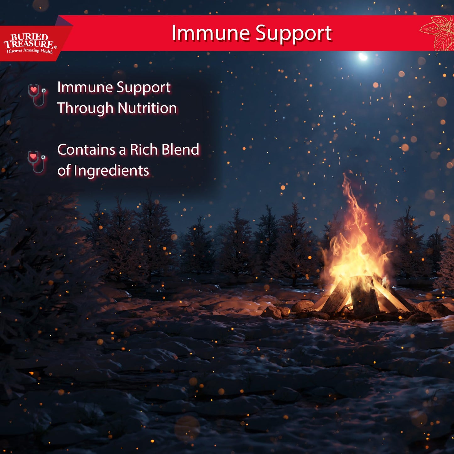 Buried Treasure ACF Extra Strength Immune Support - 16 oz, 16 Servings