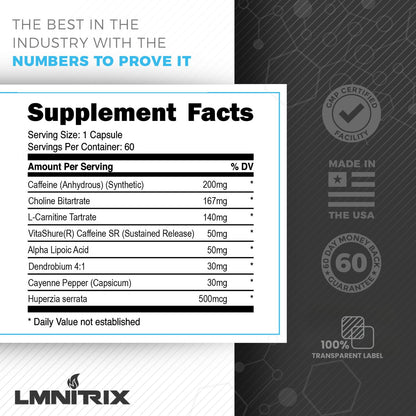 Burnz EXT - Extreme Thermogenic Fat Burner | Fast Weight Loss 60ct