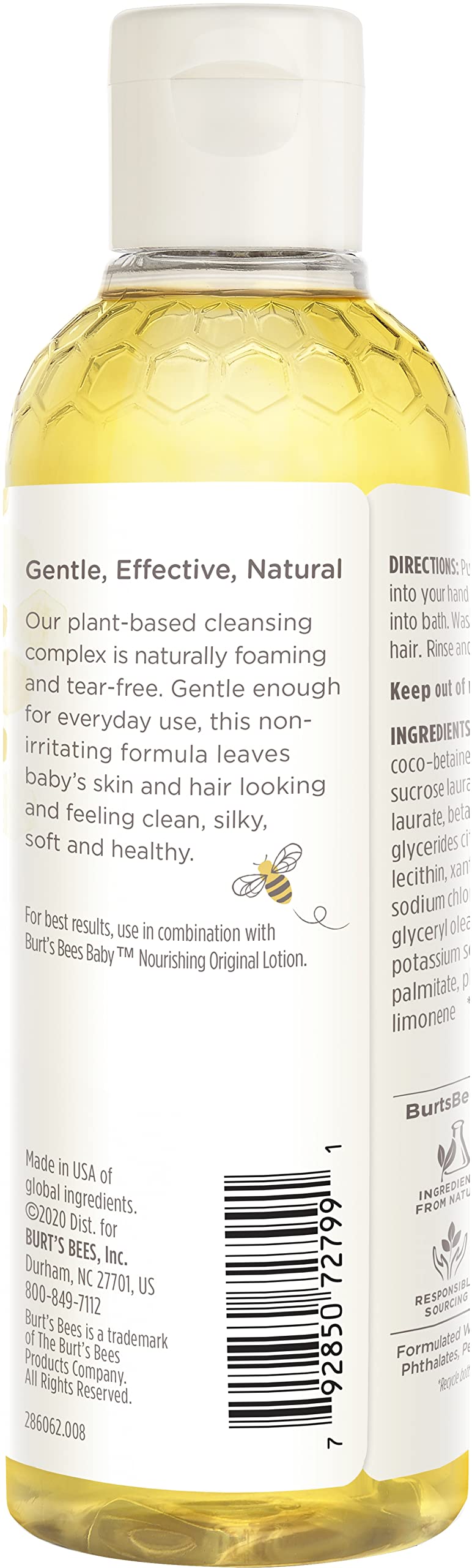 Burt's Bees Baby Bee Shampoo & Bodywash, Fresh Scent, 8 Fl Oz