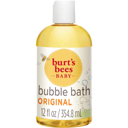 Burt’s Bees Baby Bubble Bath, Tear Free Baby Wash – 12 Fluid Ounces