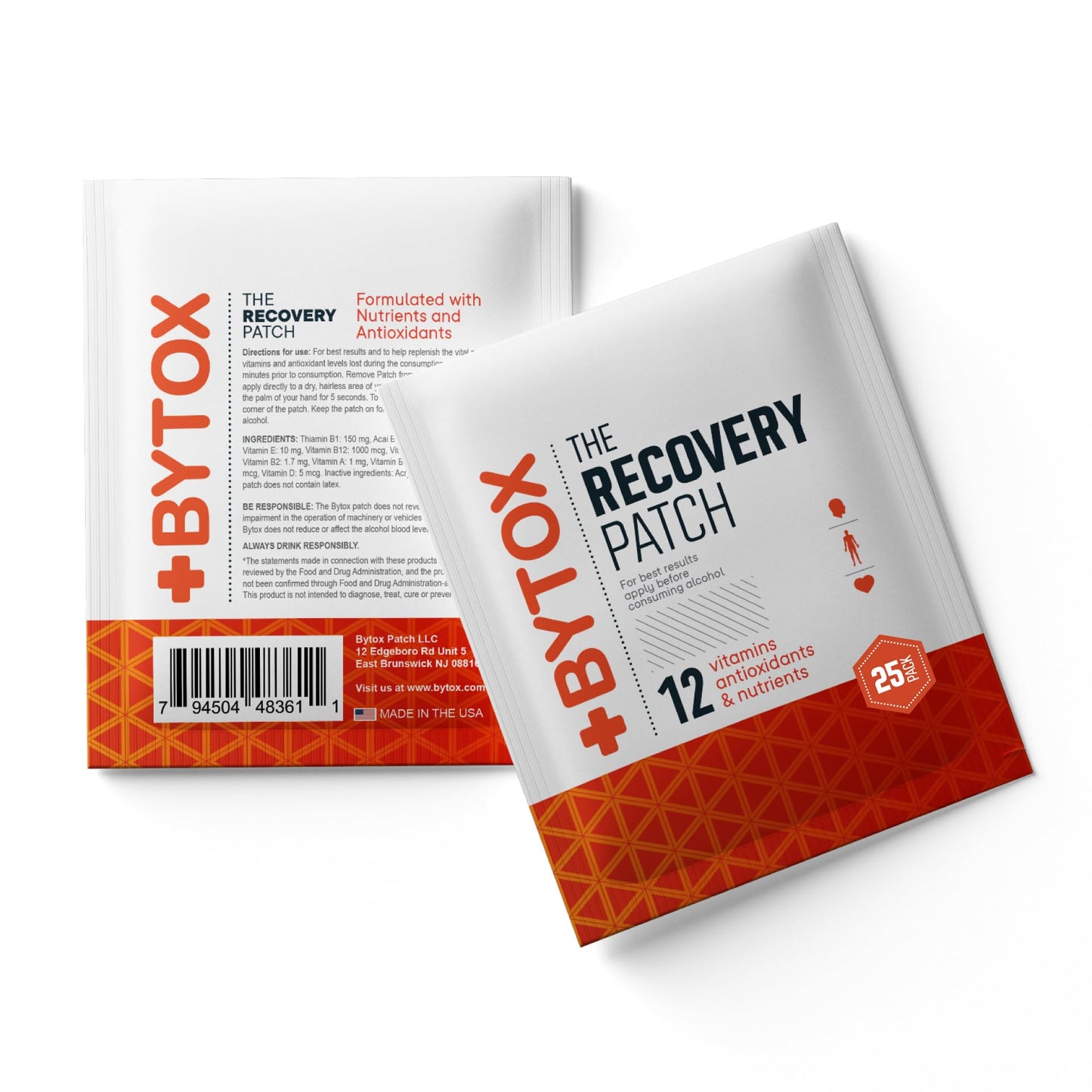 Bytox Recovery Patch 25 Pack – Pre-Night Out Vitamins & Antioxidants