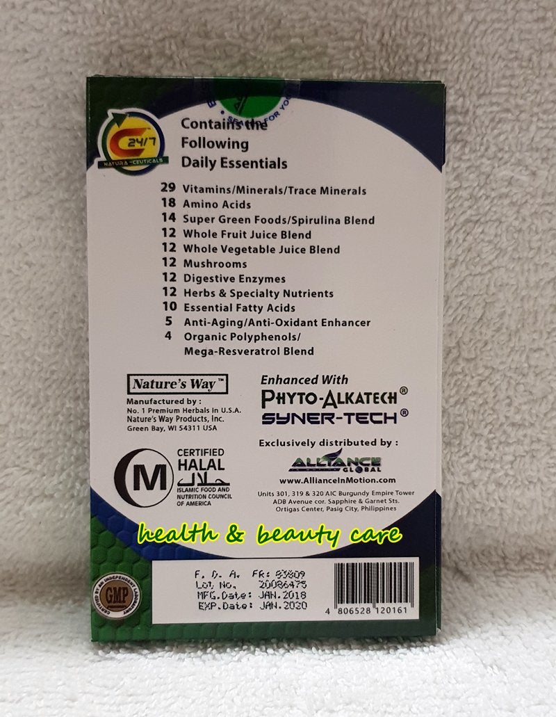 C24/7 Natura-Ceutical 3 Boxes Dietary Supplement – 30 Tablets