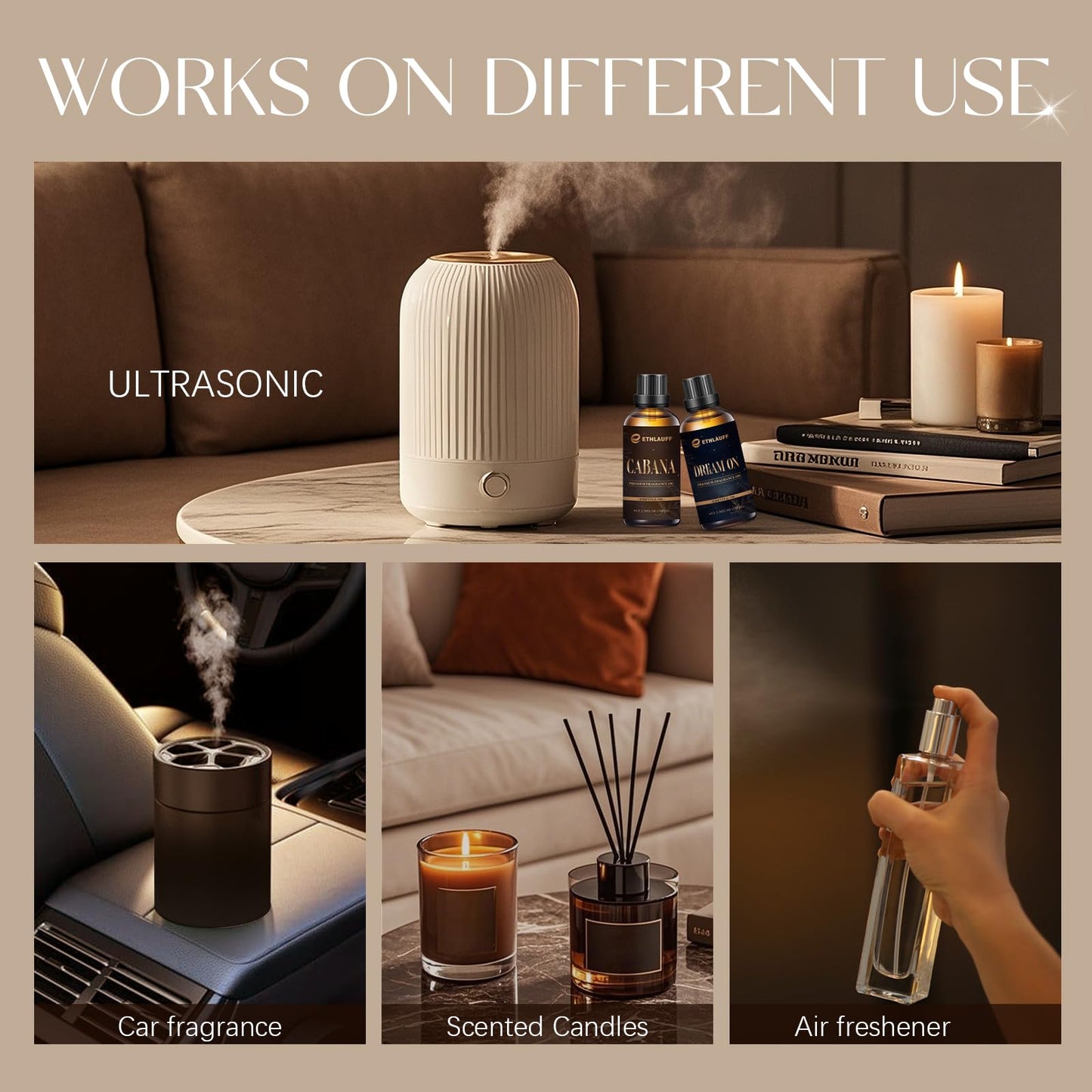 Cabana Hotel Diffuser Oil – Luxury Aromatherapy Fragrance for Diffusers | 100ml